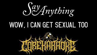 Say Anything  Wow I Can Get Sexual Too Karaoke Instrumental [upl. by Nylhtak761]