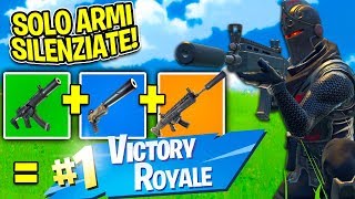 Fortnite ITA  SOLO ARMI SILENZIATE CHALLENGE [upl. by Dogs990]