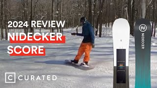 2024 Nidecker Score Snowboard Review  Curated [upl. by Arlena]