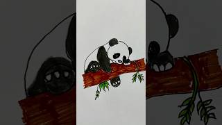 How to draw a Bored Panda drawingforkids easy [upl. by Carolina]