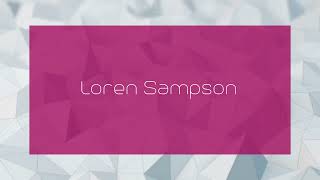 Loren Sampson  appearance [upl. by Ayama]