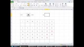 Calendario Automatico Con Excel [upl. by Julissa]