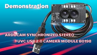 Arducam OV2710 Stereo USB Camera Module Demonstration [upl. by Hgielar418]