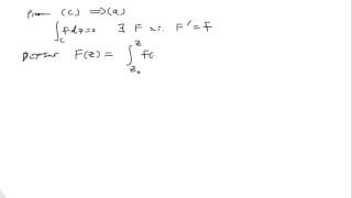 Proof of the antiderivative theorem for contour integrals [upl. by Akimyt65]