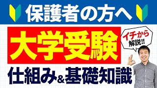 【保護者向け】大学受験の仕組みと基礎知識！東大卒・塾長がイチから解説！【入試制度】 [upl. by Ventura]