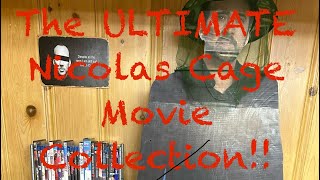 The ULTIMATE Nicolas Cage Movie Collection 153 Nicolas Cage Movies 😳😳 [upl. by Ealasaid678]