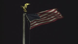 Flag blowing in chilly wind at Capitol Building [upl. by Savil956]