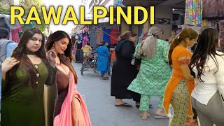 🇵🇰Exploring Rawalpindi A 4K Walking Tour of SADIQABAD bazaar 2024 [upl. by Ainnat]