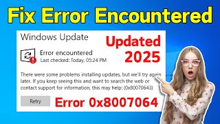 100 Fixed Windows Update Error 0x80070643 KB5034441  Error Encountered Windows 10 Update [upl. by Ly]