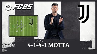 Motta 4141 Juventus EA FC 25 Tácticas [upl. by Annawat]