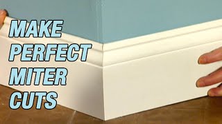 How to Make Perfect Miter Cuts [upl. by Nanine]