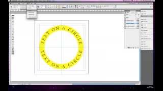 Text around a circle tutorial  Indesign CS5 [upl. by Bamberger]