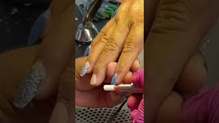 Retiro de acrílico en uña natural ✨ nails uñas [upl. by Avelin]