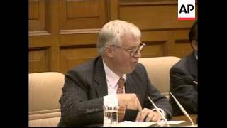 HONG KONG CHRIS PATTEN SPEAKS AT LEGISLATIVE COUNCIL FOR LAST TIME [upl. by Alexina]