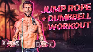 35 Min Jump Rope And Dumbbell Workout [upl. by Sorensen]