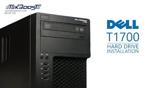 Dell T1700 Hard Drive Installation [upl. by Refeinnej]