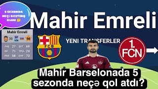 Mahir Emreli 5 Sezon Barselonada neçə qol vurdu  World Soccer Champs [upl. by Evadnee663]