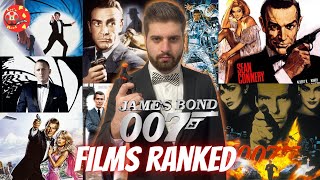 All 25 James Bond Films Ranked Including No Time to Die [upl. by Lasorella]