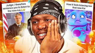 KSI DROP SOME MID quotThick Of Itquot ft Trippie Redd REACTION ksi Im getting cooked [upl. by Longerich]