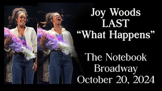 Joy Woods LAST quotWhat Happensquot  The Notebook Broadway [upl. by Collyer]