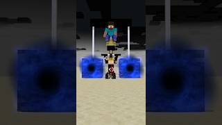 Pullingdown a Bigger and Bigger Bedrock Challenge minecraft shorts herobrine [upl. by Fiel608]