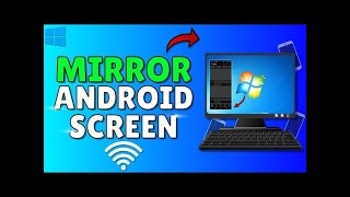 How To MiRROR ANDROID SCREEN to Laptop  Cast Android Screen to Laptop  Easy [upl. by Nodle]