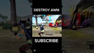 DESTROY AWM ⚡ freefire fboy freefireclips totalgaming fboys freefireshorts hackfreefire [upl. by Yseulte]