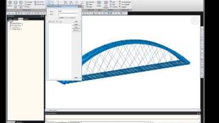 MIDAS eLearning Numerical Modeling amp Analysis Training of Network Tied Arch Bridges [upl. by Rrats983]