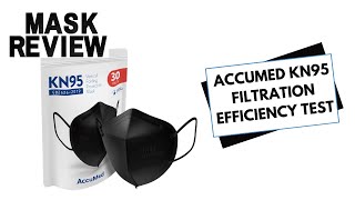 Accumed KN95 ACCHDEL Mask Review  Filtration Efficiency Test  TSI 8130A  GB26262019 Standard [upl. by Arlyn498]