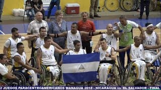 Segundos Juegos Para Centroamericanos Managua 2018  BALONCESTO  NICARAGUA vs EL SALVADOR  Final [upl. by Aynosal]