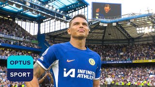 FINAL FAREWELL Thiago Silvas goodbye speech to Chelsea at beautiful ceremony 🥺 [upl. by Efrem75]