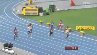 Usain Bolt 200M Final Daegu 1940 WL [upl. by Enniroc]