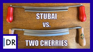 Drawknife comparison Stubai TwoCherries 🇬🇧🇺🇸 [upl. by Noteek]