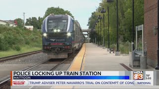 Mattoon Police heavily securing Amtrak station due to vandalism [upl. by Jeddy]