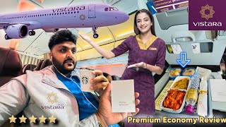 Kolkata to Bangalore Vistara Premium Class Review amp Unlimited 5star Food  ₹1000 mein itna kuch 😨 [upl. by Enela]