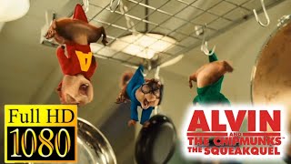 Alvin and the Chipmunks The Squeakquel 2009  Chipmunks Having Fun At Home Full HD60FPS [upl. by Yrret]