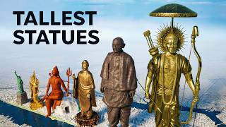 Tallest Statues in the World 3D Size Comparison [upl. by Lennor541]