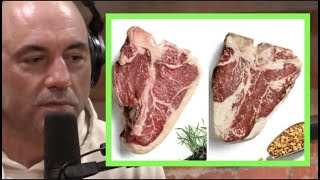 Joe Rogan  The Benefits of Grass Fed Beef vs Grain Fed Beef [upl. by Eintihw812]