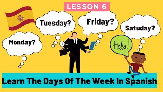 Learn The Days Of The Week In Spanish  Days of the Week in Spanish  Absolute Abhi [upl. by Rapp]