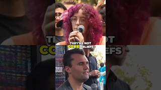 CHARLIE KIRK Destroys Purple Haired Girls LIBERAL CHRISTIAN Worldview HEATED DEBATE shorts short [upl. by Drexler131]