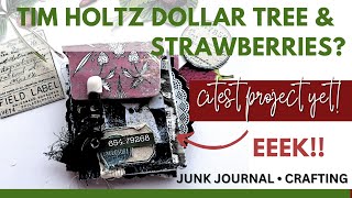 USING TRASH You Won’t Believe How GORGEOUS This Mini Journal Is dollartreecrafts [upl. by Rahal675]