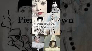 Pierrot Clown Makeup 🖤🤍 do you like this [upl. by Nady]