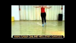 ZORBA THE GREEK SYRTAKI DANCE LESSON Part 1teacher Maria Athanassiadou Greece [upl. by Sansbury]