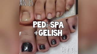 Pedicure  spa  Gelish 💖💅🏼 tutorial paso a paso [upl. by Witkin]