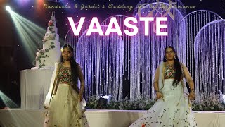 Vaaste  Indian Wedding Dance Performance [upl. by Ariom]