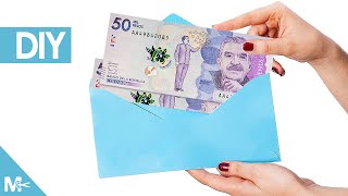 ► Como hacer un SOBRE CARTA para GUARDAR DINERO ✉️💲 [upl. by Khalsa]