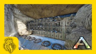 Ragnarok Triple Waterfall FULL PVP BASE DESIGN REMASTERED  Easy To Build  ARK Survival Evolved [upl. by Nyrehtac]