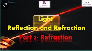 REFRACTION  Light  Reflection and Refraction [upl. by Nylikcaj]