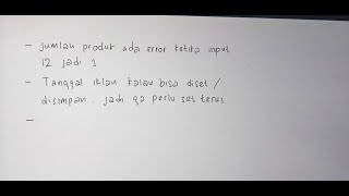 installation 6 november 2024 problem solve error produk ketika input 12 hasilnya 1 [upl. by Merell]