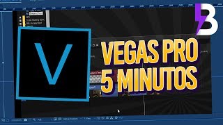 APRENDA COMO EDITAR NO VEGAS PRO 16 em 5 MINUTOS  Tutorial para Iniciantes [upl. by Harp633]